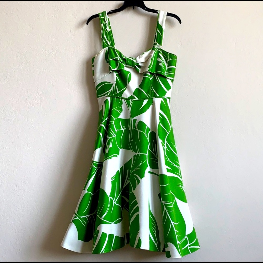 Kate Spade fleur palm print dress size 4